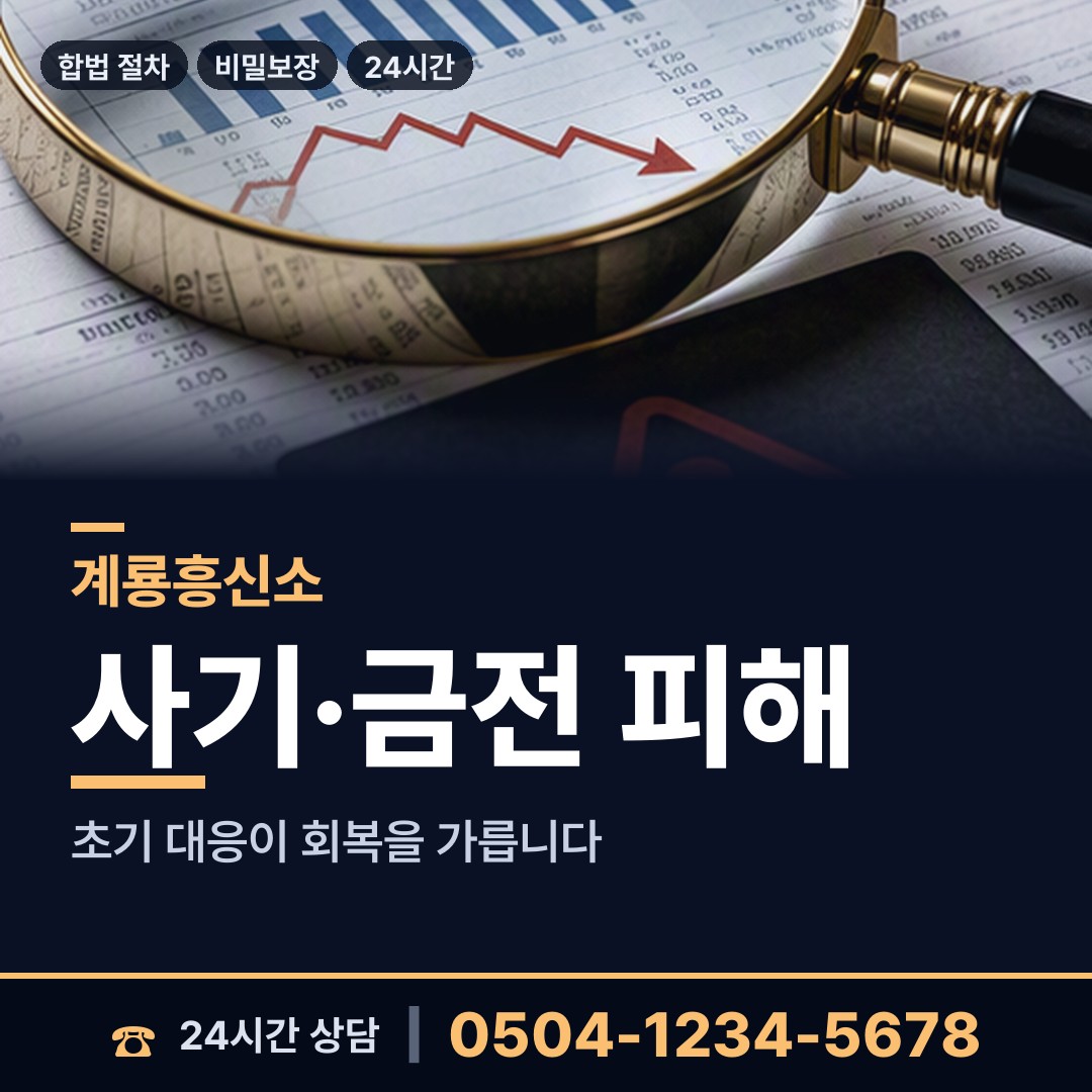 계룡 금암동 탐정사무소 상담 안내